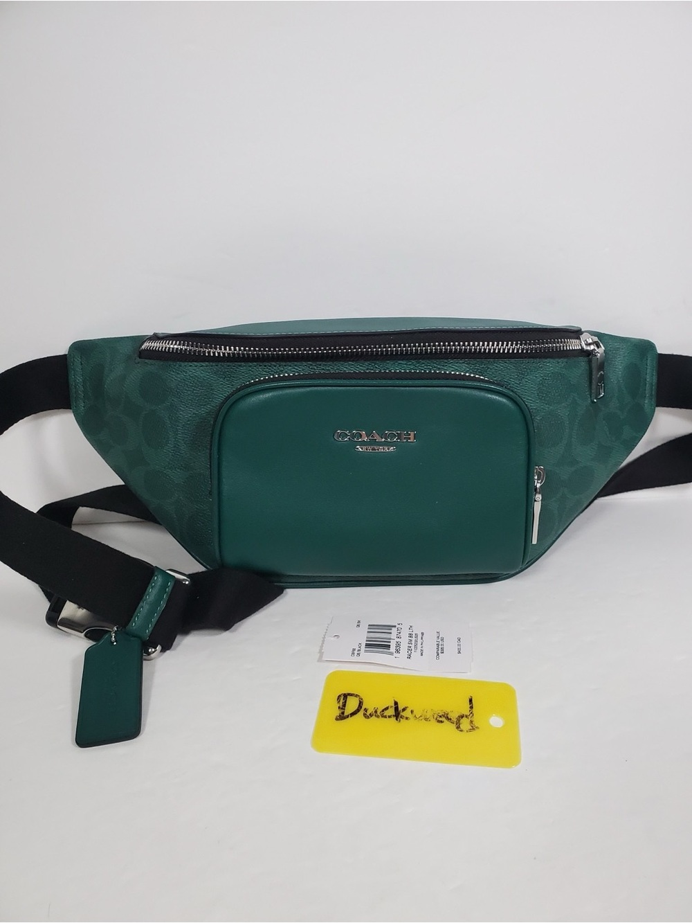 NWT Coach Belt Bag In Signature Canvas